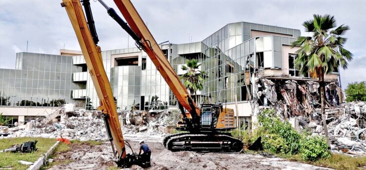 Capital building coming down
