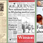 Front pages from 1982, 1991 and 2011.