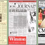 Front pages from 1981, 1991 and 2011.