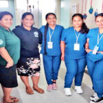 Laura High School students are working at the Ministry of Health and Human Services as part of the annual practicum program.