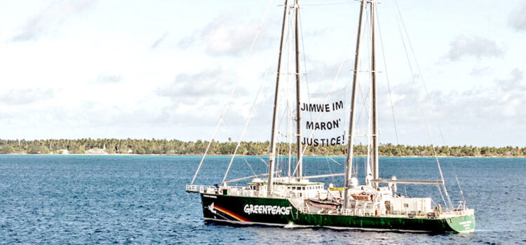 Rainbow Warrior winds up visit