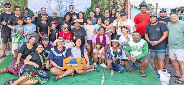 Tony honored by fishing tourney