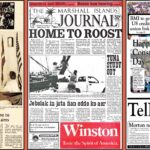 Front pages from 1982, 1991 and 2011.