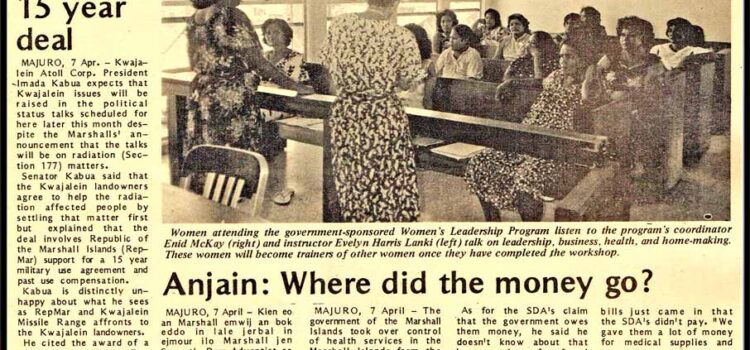 Kwaj to get Coop school