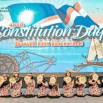 Marshallese students perform at the RMI Constitution Day celebration in Taiwan.