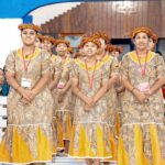 A total of 41 groups, representing islands in RMI and locations of Marshallese throughout Hawaii and the mainland US, performed choir songs at the closing of the United Church of Christ Youth Convention in Majuro Sunday June 22. Photo: Chewy Lin.