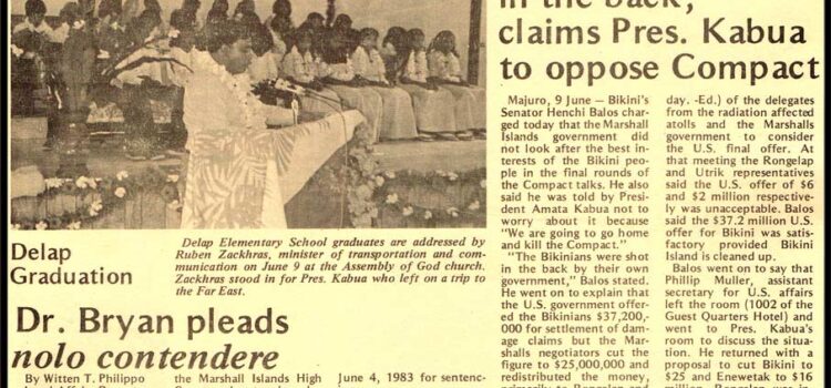 Kabua up for a gamble