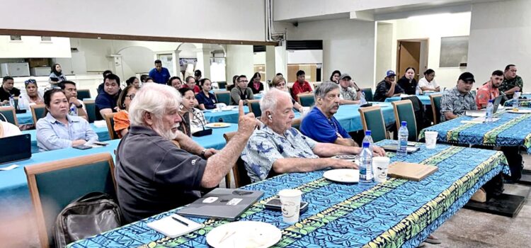 Government and private sector participants in this week’s second Business Forum held at the USP Campus. Photo: Eve Burns. Forum hears businesses