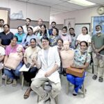 Taiwan’s Shuang Ho Hospital provided a team of experienced doctors to lead critical care trainings at Majuro hospital. Medical staff pictured, from left: Shuang Ho’s pulmonologist Dr. Yun-Kai Yeh and neurosurgeon Dr. Wan-Lin Chen, Majuro hospital surgeon Dr. David Alfred, and Shuang Ho general practitioner Dr. Wei-Hung Wang. Photo: Taiwan Health Center.