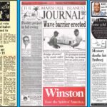 Front pages from 1982, 1991 and 2011.