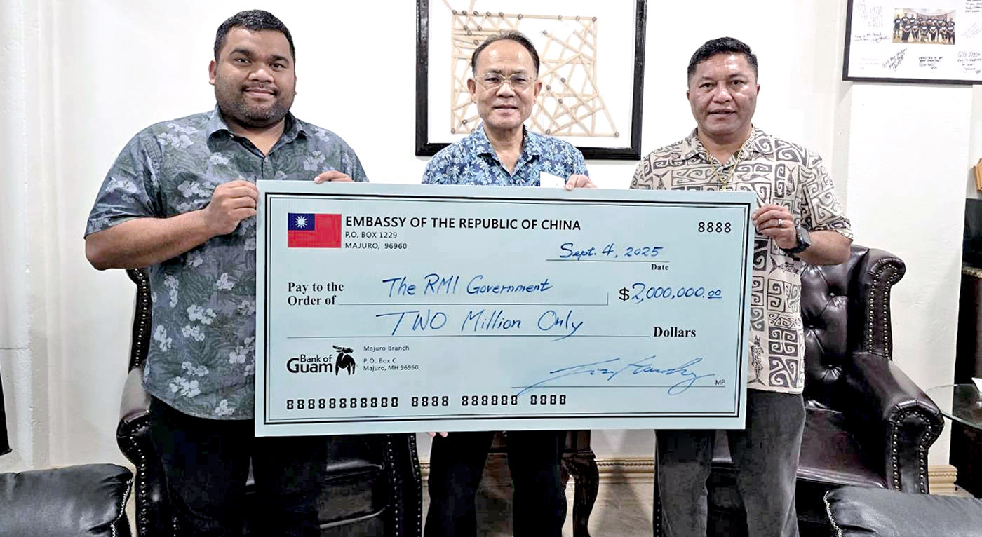Taiwan’s climate donation