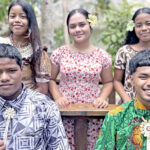 This five-student robotics team will head off to Panama to participate in the FIRST Global Challenge in Panama next week. Front: Dyson Katlong and Demetrius Peren. Back: Elizabeth Jarom, Tebina Hicking and Rhea Nathan.
