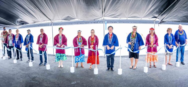 Japan hands over reservoir