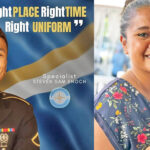 The Marshallese Veterans Alliance features an active Marshallese member of the US armed forces on its Facebook page each month. Featured for October is Army Specialist Steven Enoch. At right is Coast Guard veteran and Treasurer Marlene Tolliver.