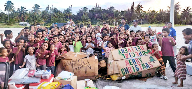 Happy faces at Enewetak