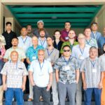 The workshop group outside Marshall Islands Resort. Photo: Chewy Lin.