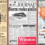 Front pages from 1982, 1991 and 2011.