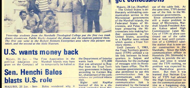 Senator Balos blasts US