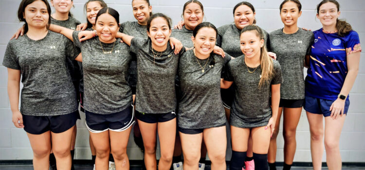 Soccer kicking in Majuro, Springdale