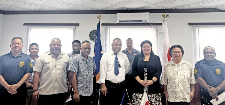 Japan supports fire trucks