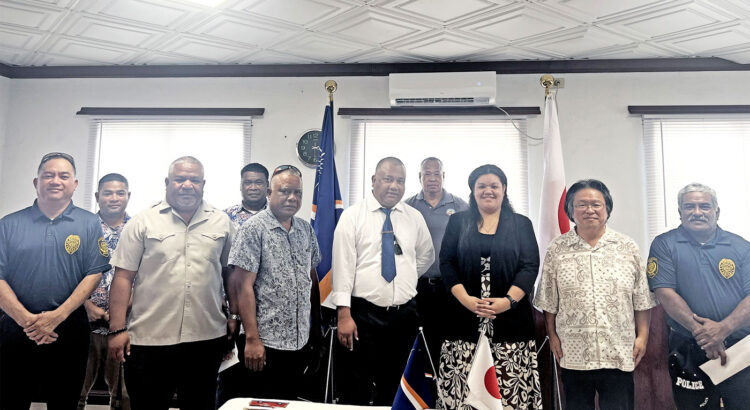 Japan supports fire trucks