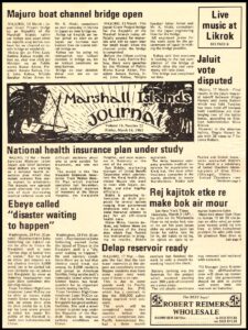 Majuro’s new bridge open