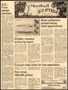 Majuro hopes rain will fall