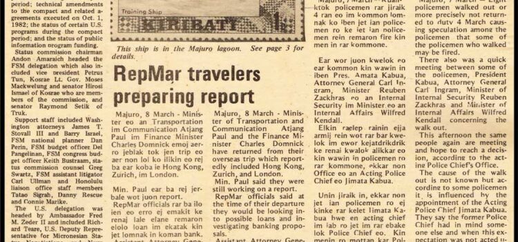 Majuro hopes rain will fall