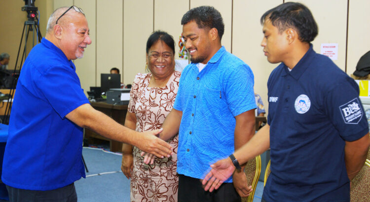 JR wins medals in Apia