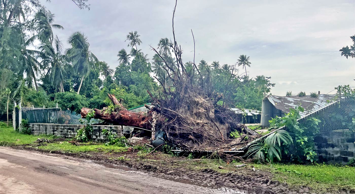 Westerly causes Majuro damage